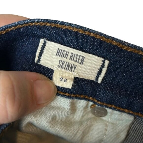 Madewell High Riser Skinny Davis Wash 28 - Picture 9 of 9
